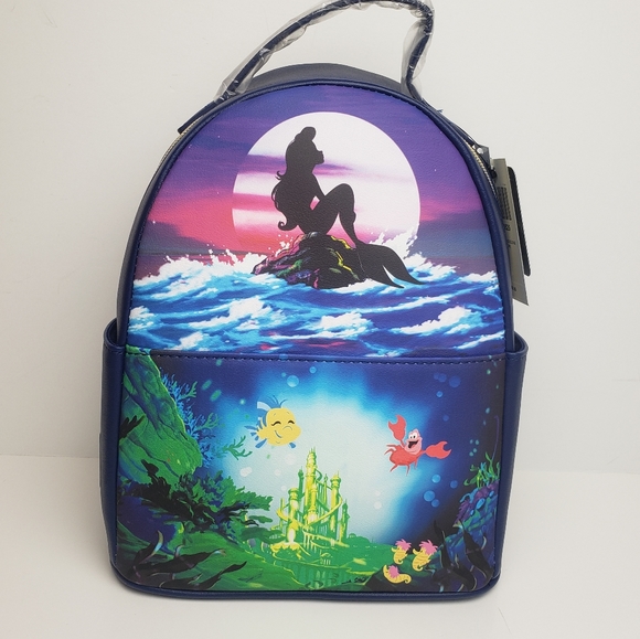 Loungefly Disney The Little Mermaid Silhouette Mini Backpack - Picture 4 of 8